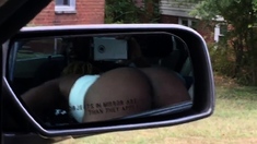 Black Slut Sucking Dick In Front Seat Of Car