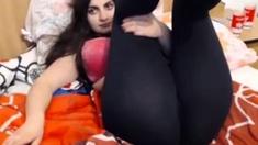 Stuck Up Russian Girl Lets You Get Hard To Her Leggings